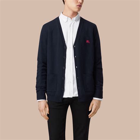 men's burberry cardigan|burberry cashmere cardigan.